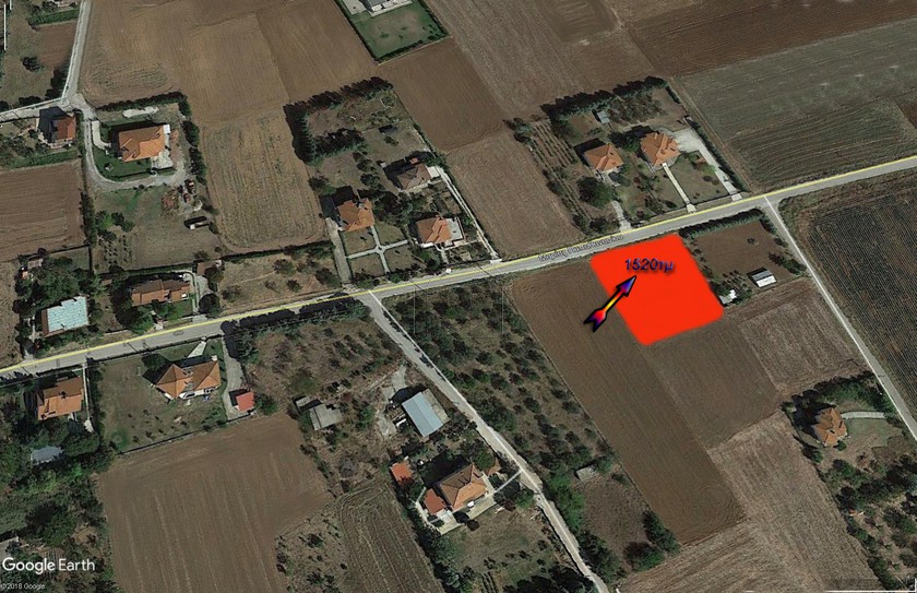 Land plot 1.520 sqm for sale, Thessaloniki - Suburbs, Migdonia