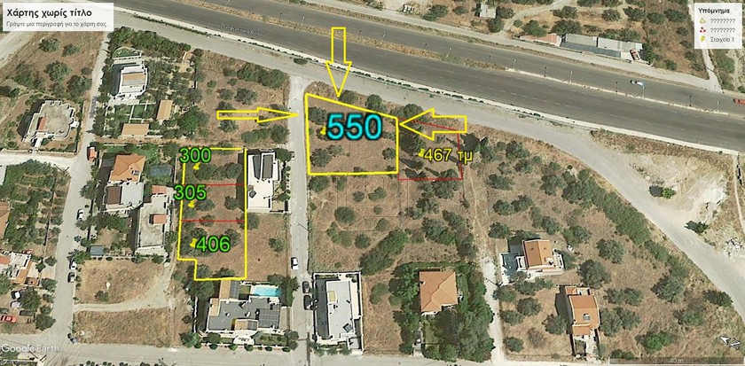 Land plot 550sqm for sale-Volos » Karagats