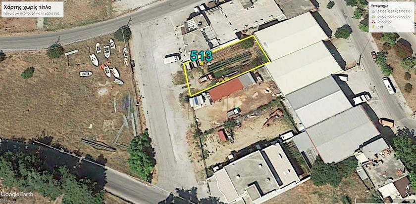 Land plot 513 sqm for sale, Magnesia, Volos