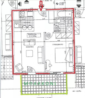 Apartment 48.000sqm for sale-Volos » Metamorfosi