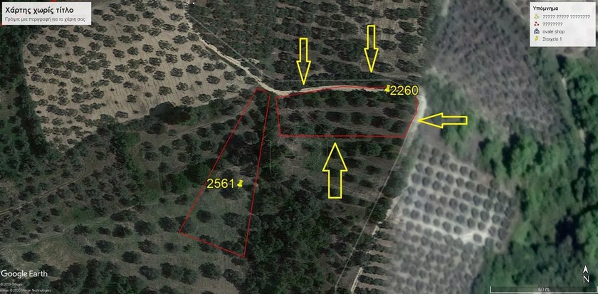 Αγροτεμάχια 2.260 τ.μ. για πώληση