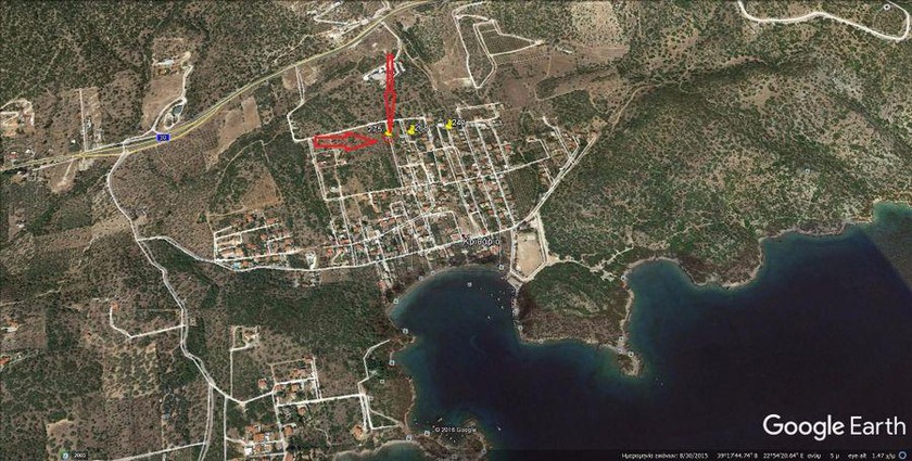 Land plot 275sqm for sale-Nea Agchialos » Kritharia