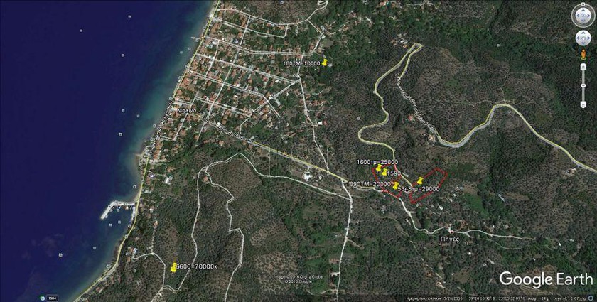 Parcel 1.008sqm for sale-Sipiada » Milina