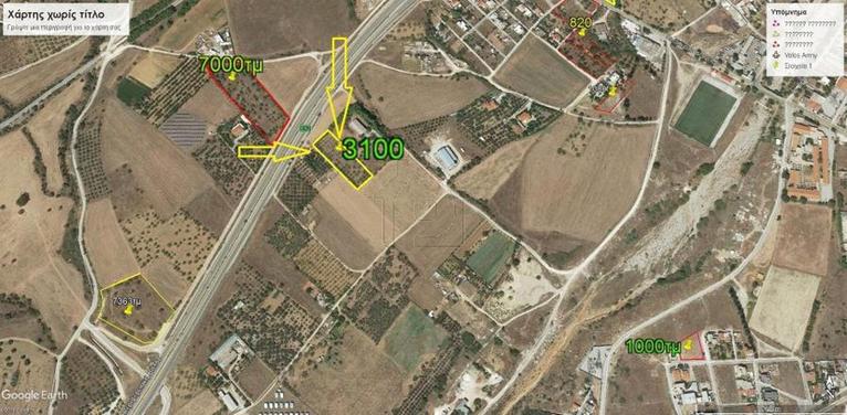 Parcel 3.100 sqm for sale, Magnesia, Nea Ionia Volou