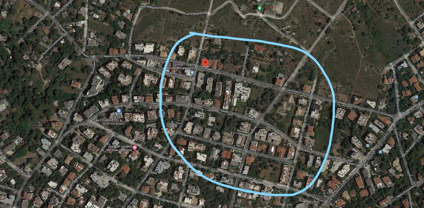 Land plot 1.400 sqm for sale, Athens - North, Melissia