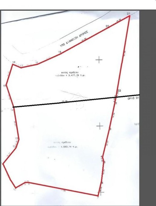 Parcel 8.061sqm for sale-Argalasti » Metochi