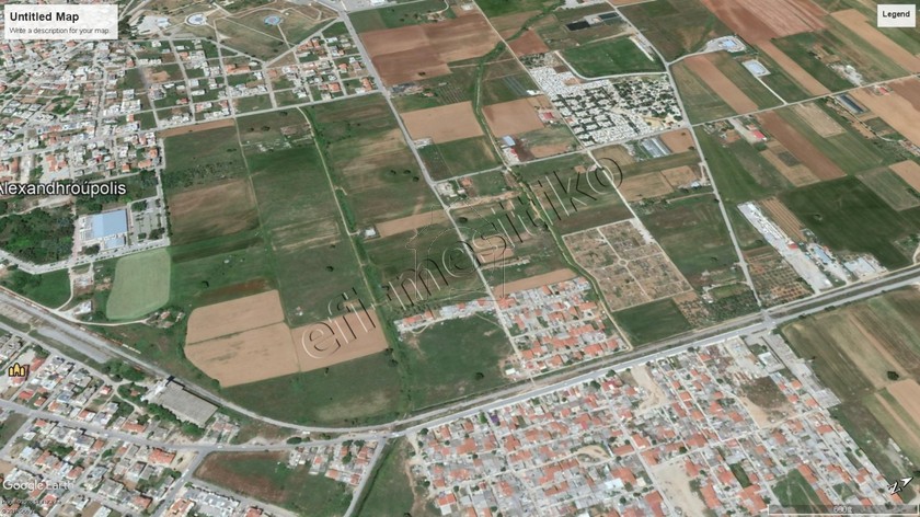 Land plot 555 sqm for sale, Evros, Alexandroupoli