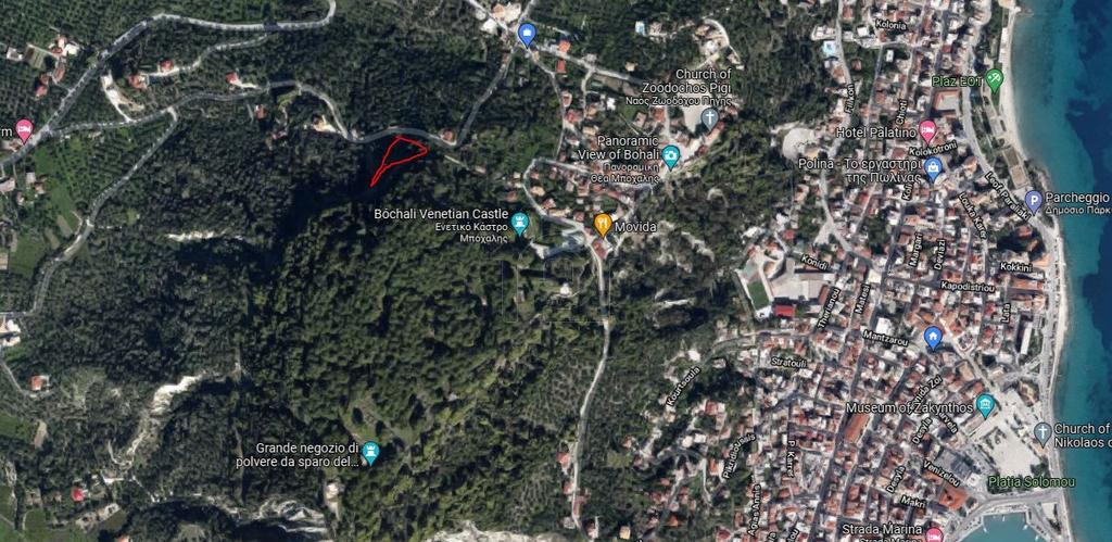Οικόπεδο 4.000 τ.μ. πρός πώληση, Ζάκυνθος, Περιοχη Χώρας