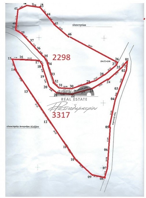 Parcel 5.617sqm for sale-Makrinitsa » Fitoko