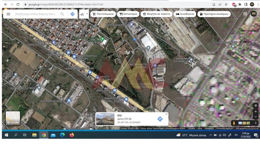 Land plot 317sqm for sale-Echedoros » Diavata