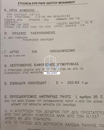 Οικόπεδο 253 τ.μ. για πώληση, Θεσσαλονίκη - Περιφ/Κοί Δήμοι, Σταυρούπολη