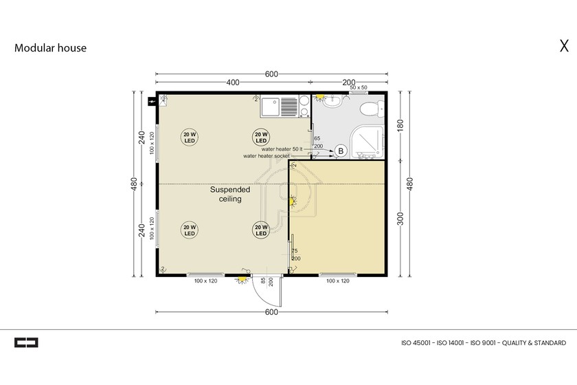 Prefabricated 29sqm for sale-Veroia » Ergochori
