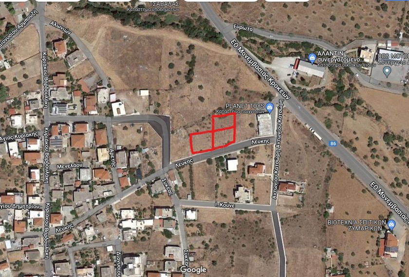 Land plot 545 sqm for sale