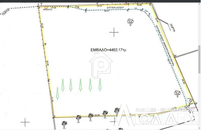 Αγροτεμάχια 4.463τ.μ. για πώληση-Πυλαία » Πουρνάρι