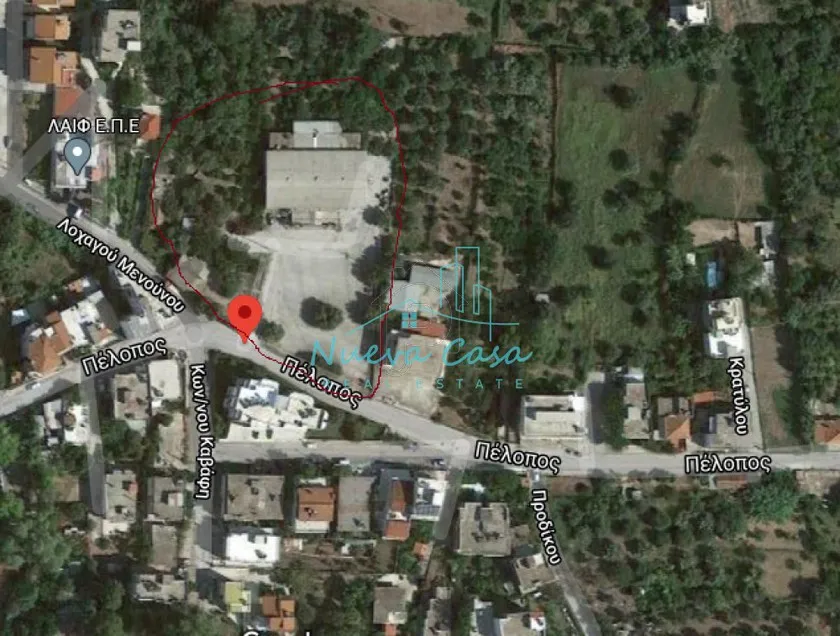 Land plot 8.000 sqm for rent, Achaia, Patra